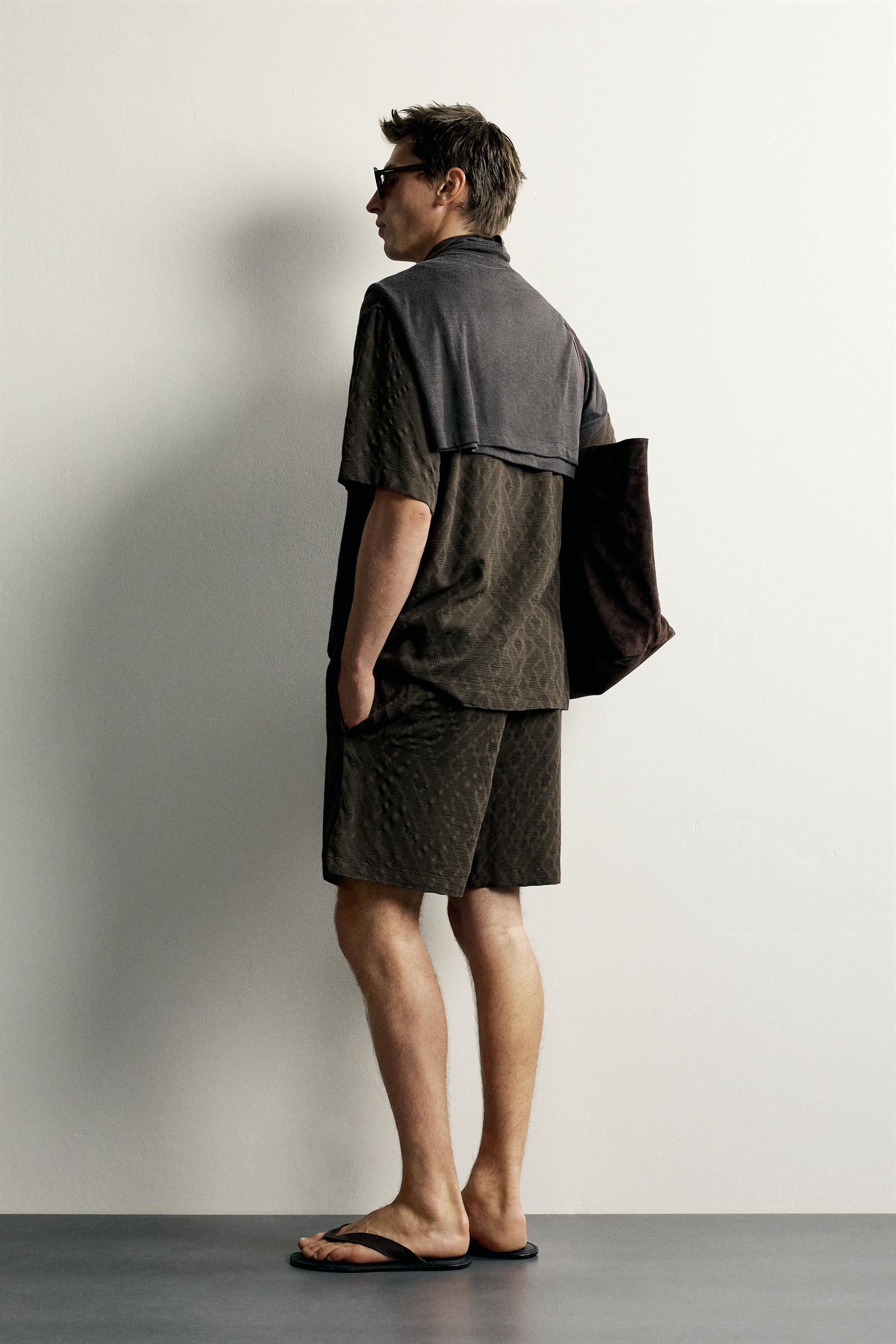 BERMUDA JACQUARD GÉOMÉTRIQUE